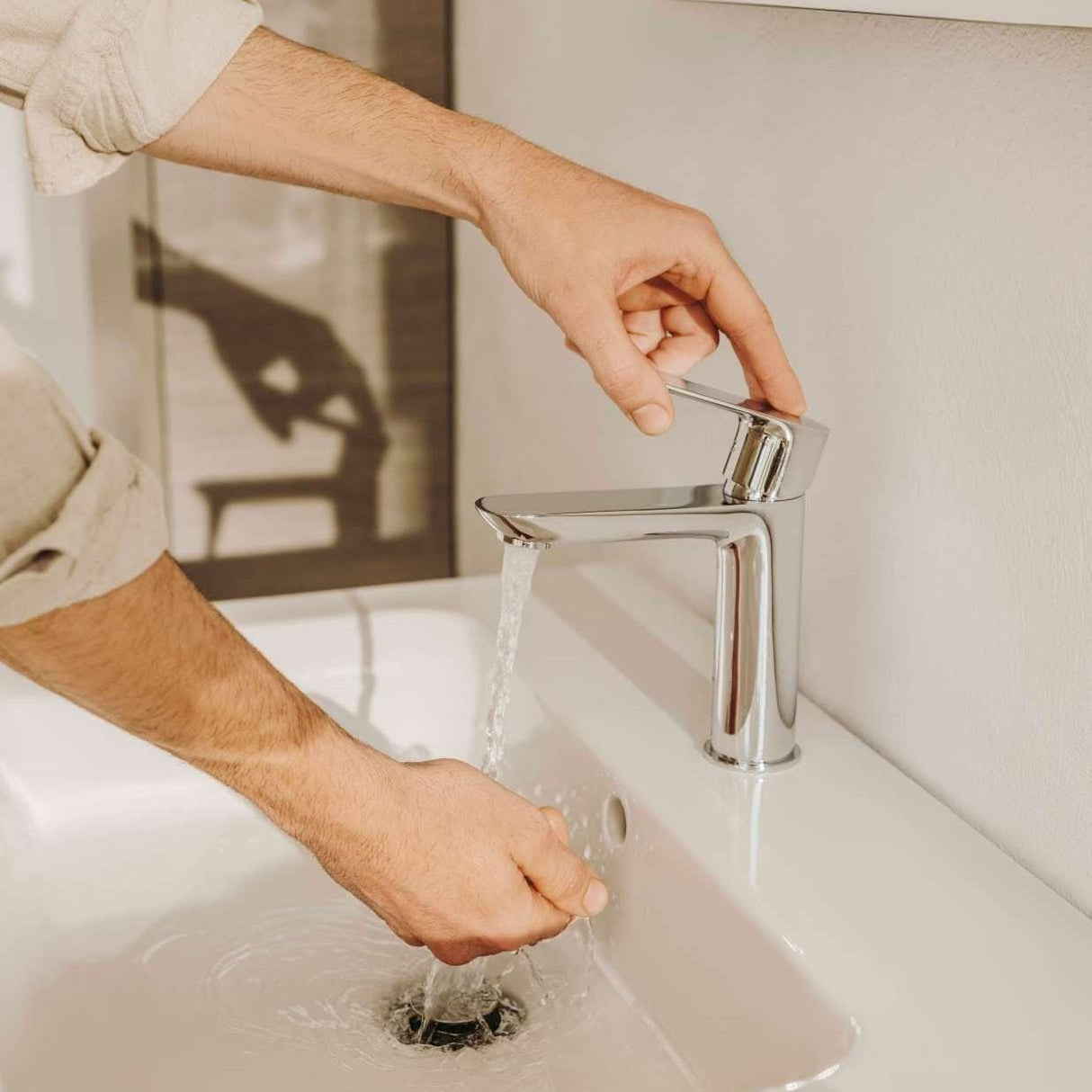 Roca Mono Basin Tap Roca Cala Cold Start Basin Mixer Tap