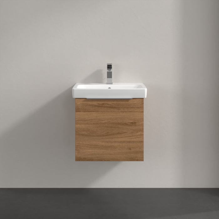 Villeroy & Boch Wall Mounted Vanity Unit Villeroy & Boch Architectura Wall Hung Vanity Unit 500mm One Drawer with Basin