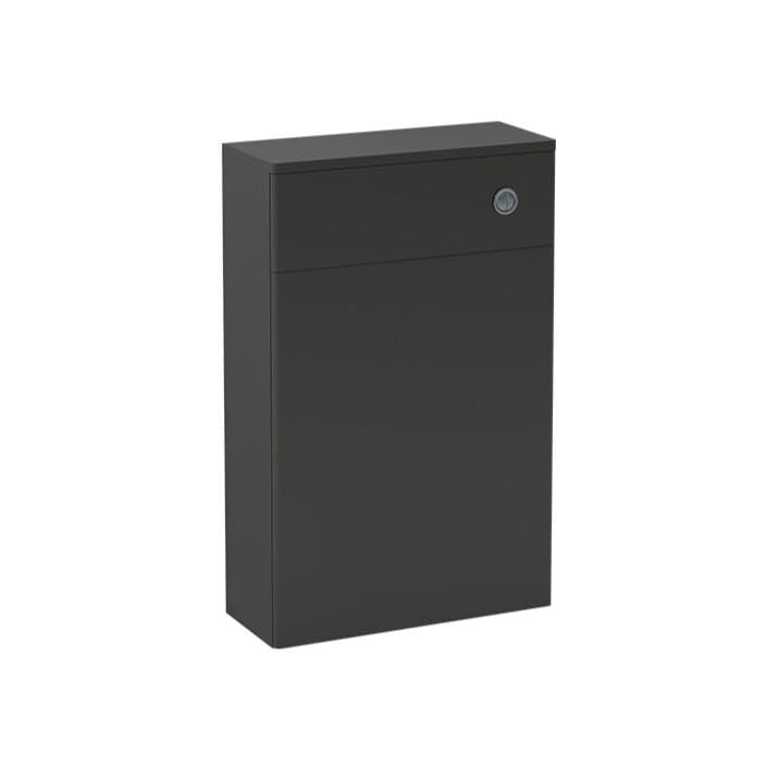 Aquarius WC Back To Wall Unit Matt Black Imex Croma WC Unit - 550mm Wide