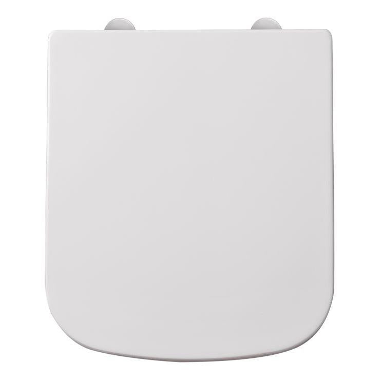 Aquarius Sequoia Close Coupled Short Projection Open Back Rimless Toilet with Wrapover Soft Close Seat