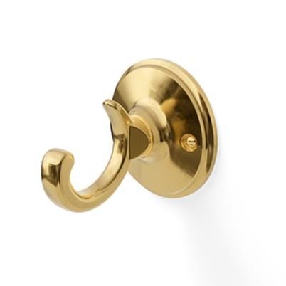 Miller Robe Hook Polished Unlacquered Brass Miller Stockholm Single Hook