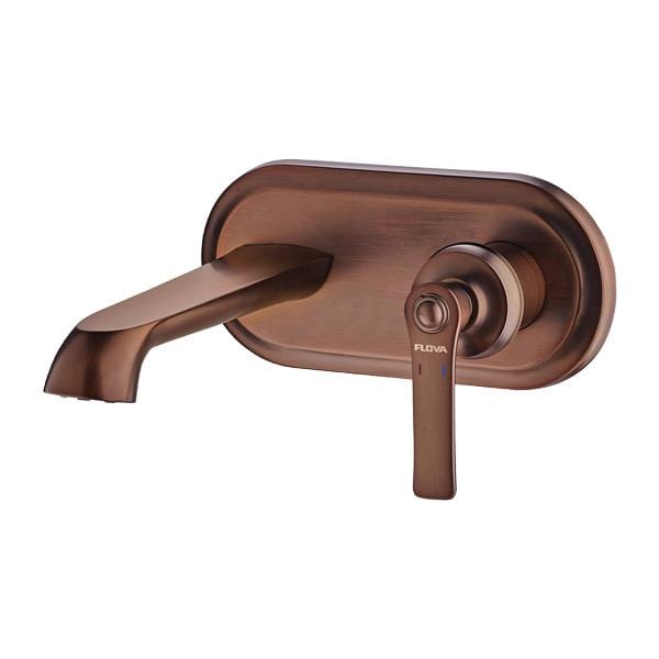 Flova Wall Mounted Basin Tap Oil Rubbed Bronze Flova Liberty Concealed Basin Mixer Tap with Clicker Waste