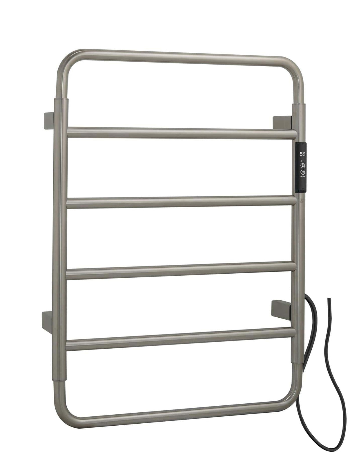 JTP 640 x 475 / Stainless Steel JTP AERO Designer Vertical Heated Towel Rail - Electric Only