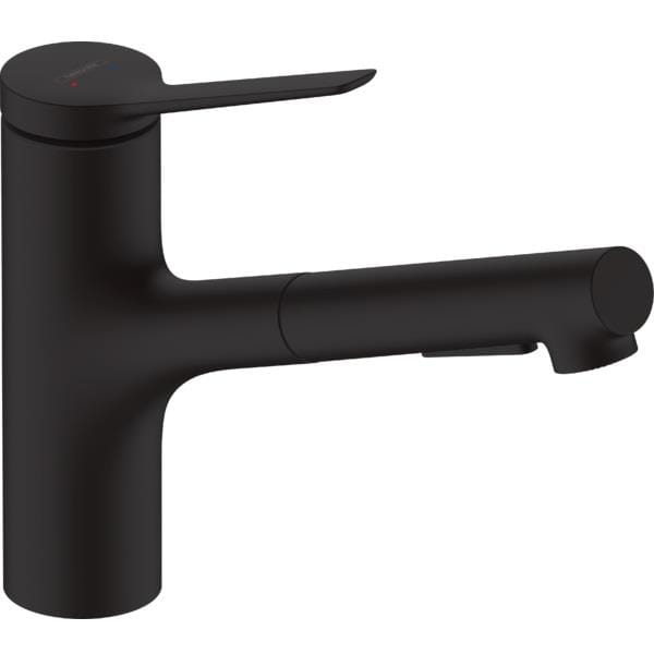 Hansgrohe Kitchen Tap Hansgrohe Zesis M33 Single Lever Kitchen Mixer Tap 150 with Pull-Out Spray