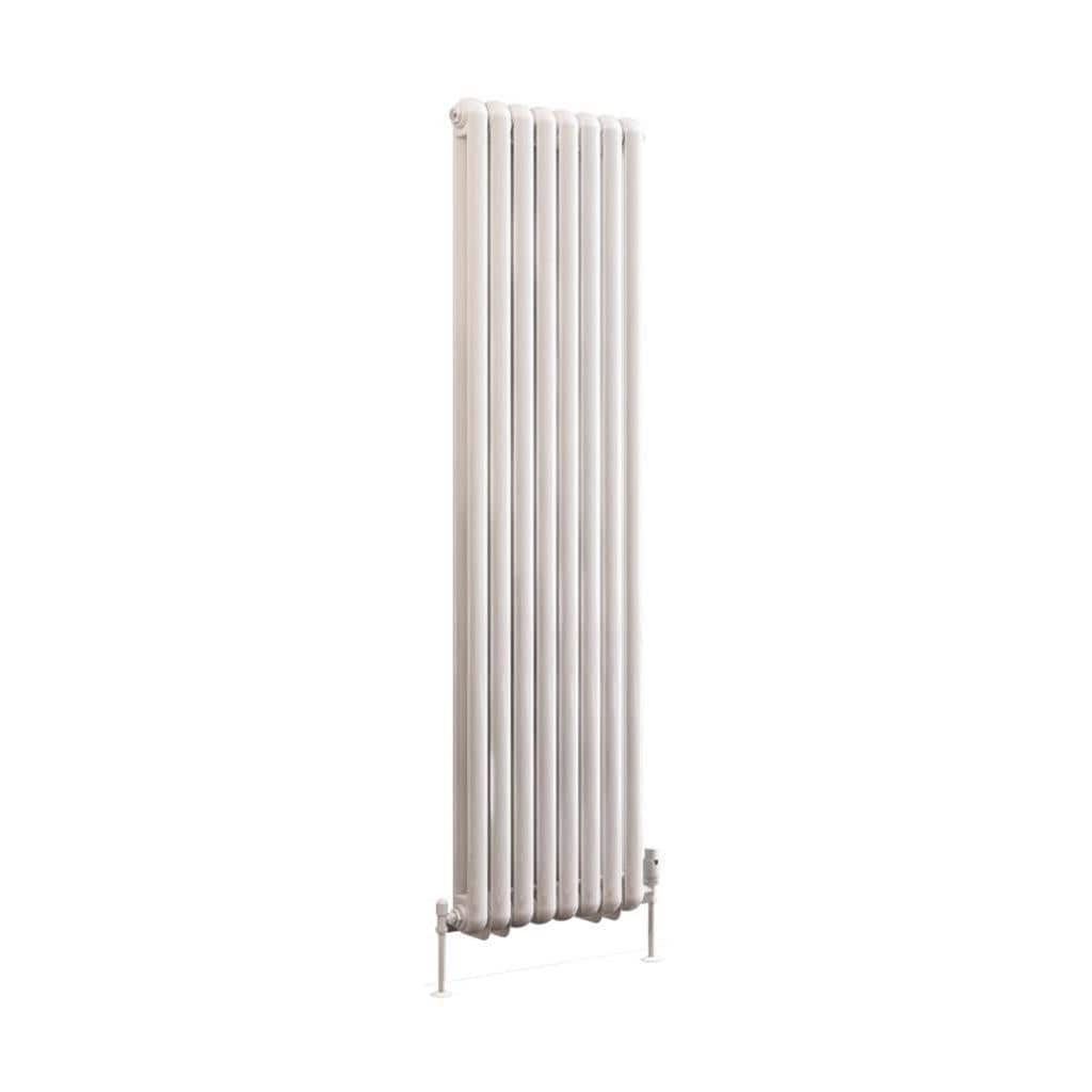 Eastbrook Column Radiator Eastbrook Rubano Straight Vertical Traditional Column Radiator in Gloss White