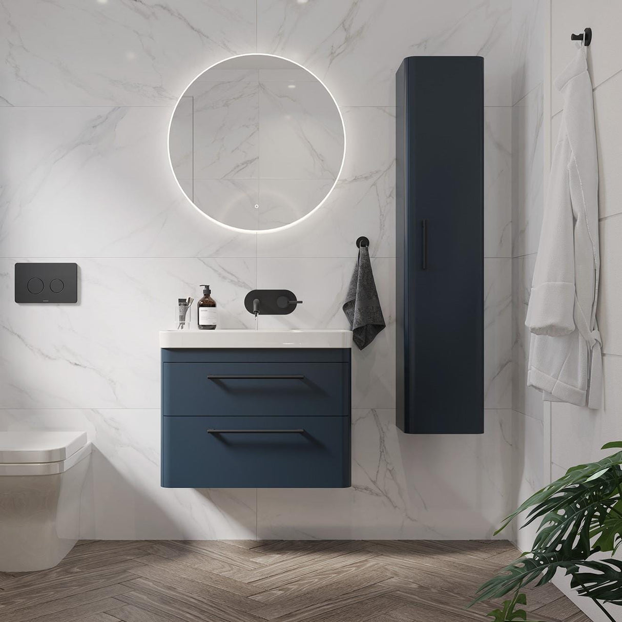 Saneux Storage Unit Saneux Hyde Tall Unit - 1400 x 300 x 240mm - Reversible Door