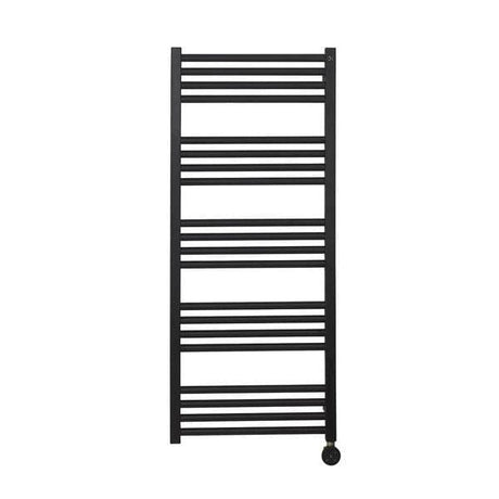 Crosswater Ladder Rail 1140 x 480mm / Electric Only Crosswater MPRO Designer Vertical Towel Radiator in Matt Black