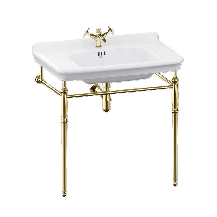 Burlington Wall Hung Basin 850mm / 3 / Gold Washstand Burlington Guild Basin with Pedestal or Washstand