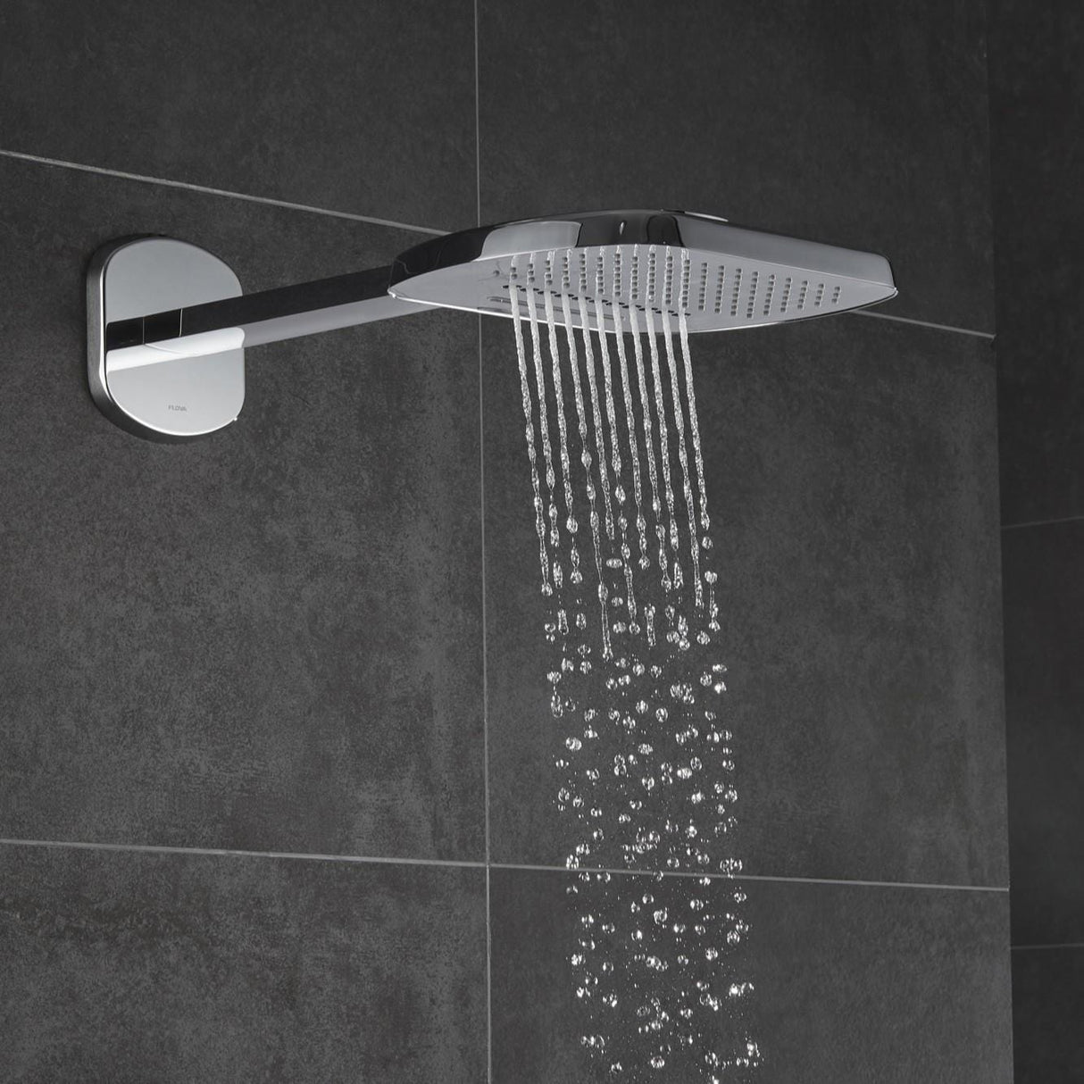Flova Fixed Shower Head Flova Fusion Design 2 Function Rainshower Shower Head