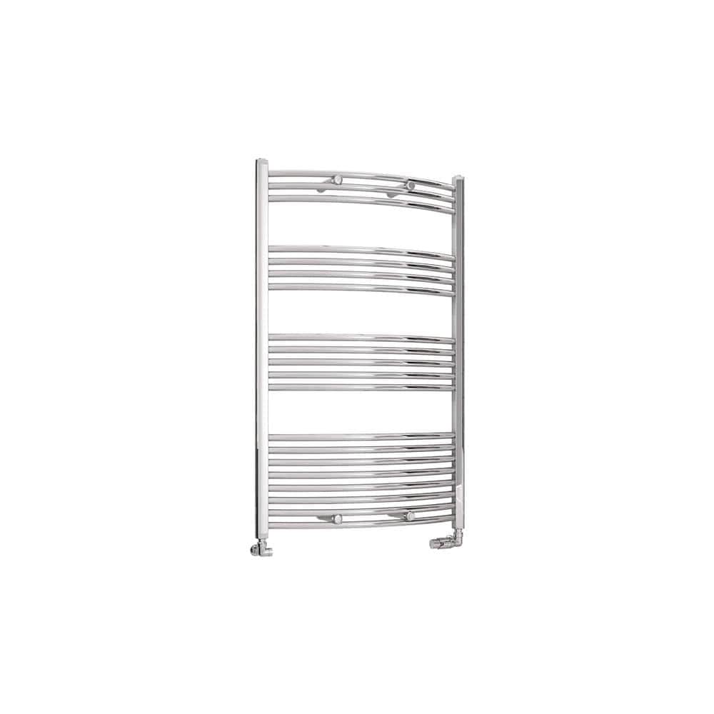 Eastbrook Ladder Rail Eastbrook Wendover Curved Vertical Heated Towel Rail in Chrome