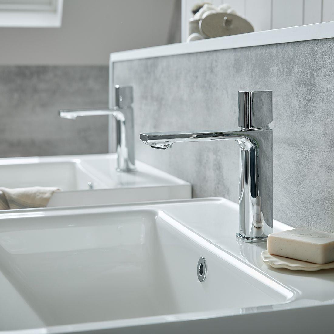 VADO Mono Basin Tap Vado Cameo Leverless Mono Basin Mixer Tap