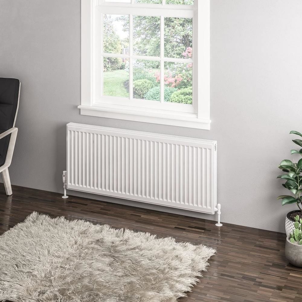 Aquarius Type 11 Compact Panel Radiator In Gloss White
