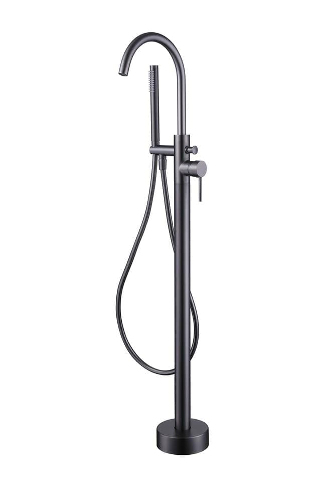Aquarius Freestanding Bath Filler Aquarius RF-Series Floor Standing Bath Shower Mixer with Shower Kit