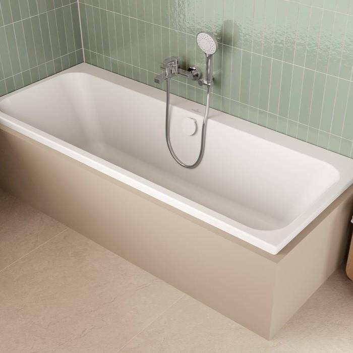Villeroy & Boch Bath Shower Mixer Villeroy & Boch Architectura Wall Mounted Single Lever Bath and Shower Mixer Tap in Chrome