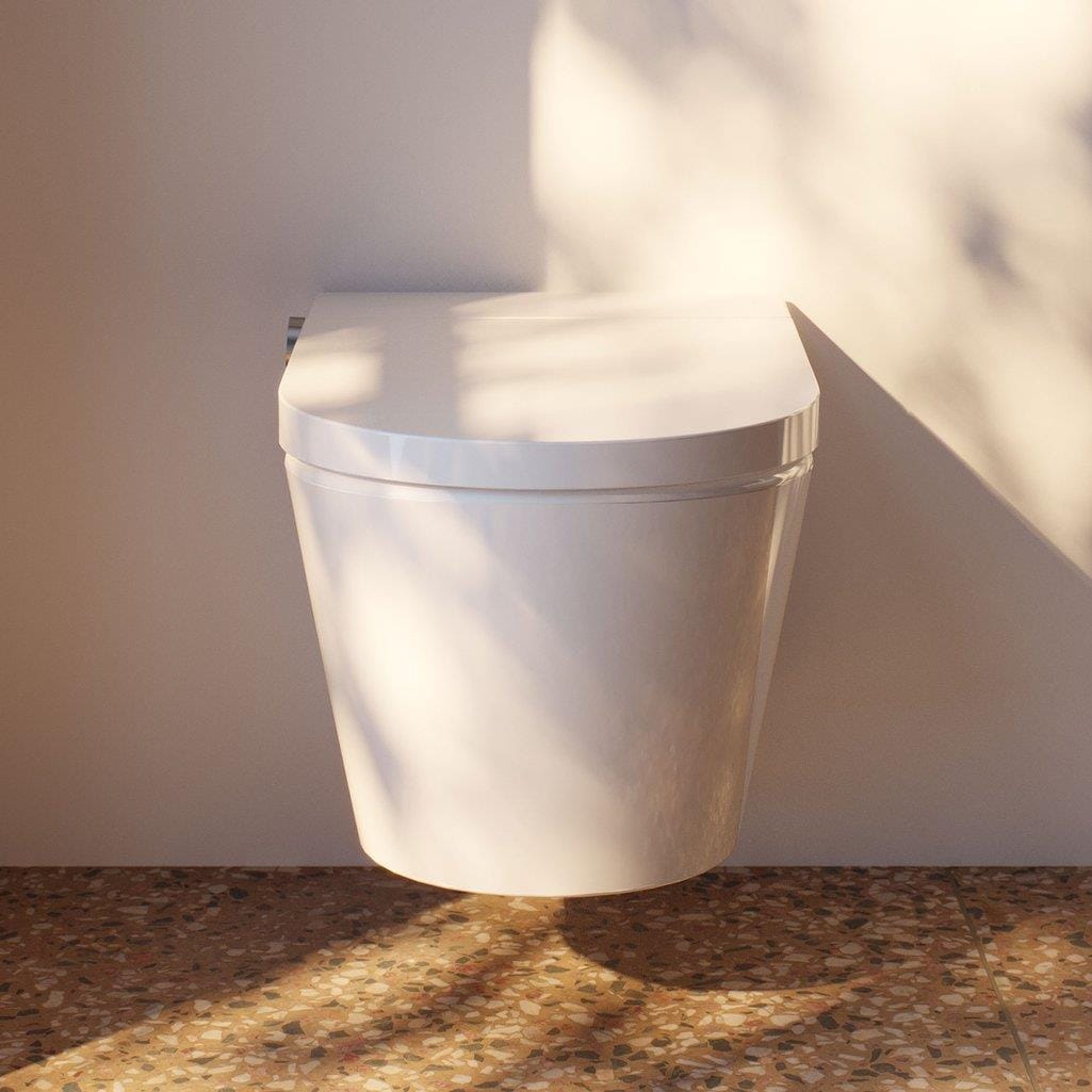 Ideal Standard Smart Toilet Ideal Standard i.life E Wall Hung Electronic Smart Toilet and Soft Close Seat