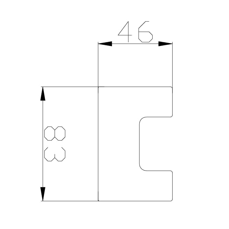 Eastbrook Robe Hook Eastbrook Vercelli Double Robe Hook in Chrome