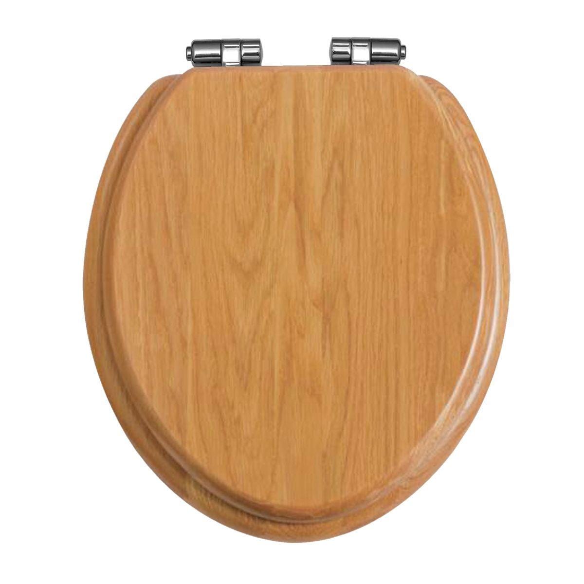 Heritage Soft Close Wooden Toilet Seat