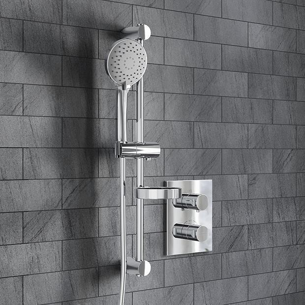 UK Bathroom Store Concealed Shower Set Villeroy & Boch Concealed Complete Shower Set 2 Outlet with Slide Rail Kit