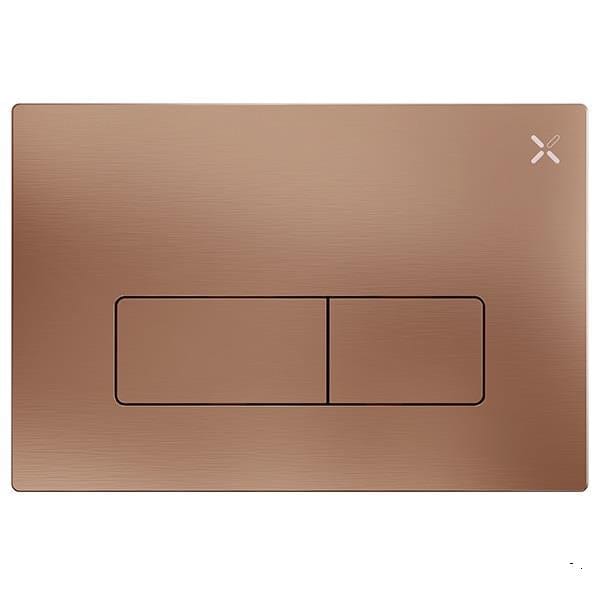 Crosswater Flush Plate Brushed Bronze Crosswater MPRO Stainless Steel Flush Plate