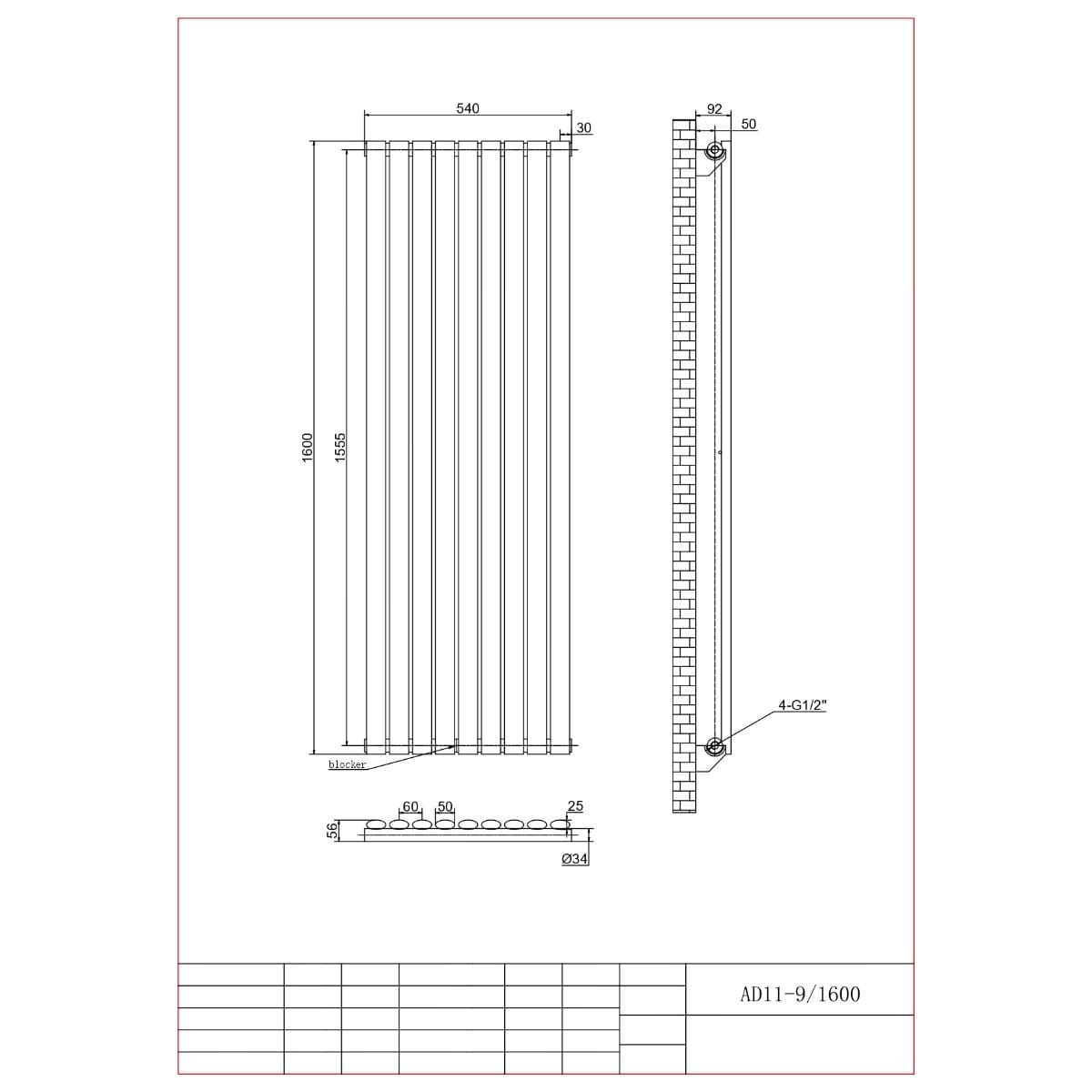 Aquarius Bathrooms Column Radiator Aquarius Athens Single Vertical Column Radiator in White