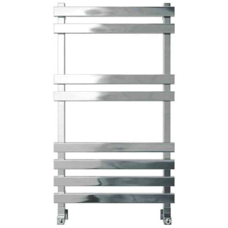 Vogue Designer Towel Radiator 900 x 500 / Dual Fuel Vogue Gallant Straight Designer Towel Radiator in Polished Stainless Steel