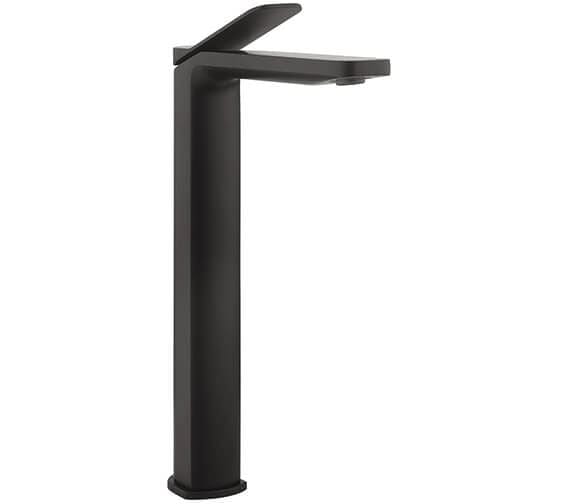 Crosswater Mono Basin Tap Matt Black Crosswater Glide II Tall Mono Basin Mixer Tap