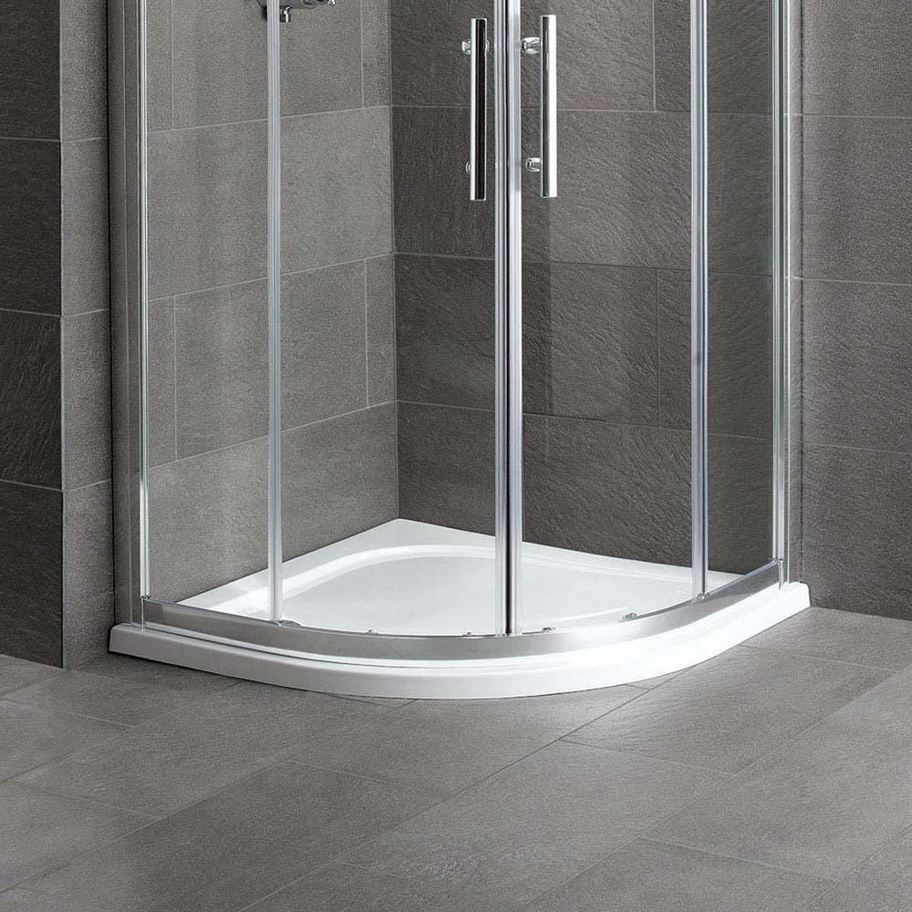 Eastbrook Quadrant Shower Tray Eastbrook Volente Stone Resin 40mm Quadrant Shower Tray