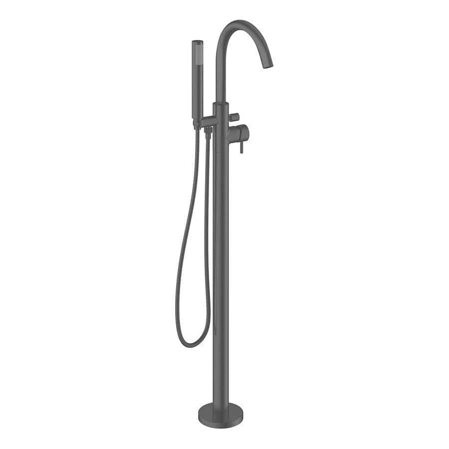 Crosswater Freestanding Bath Filler Slate Crosswater MPRO Floor Standing Bath Shower Mixer