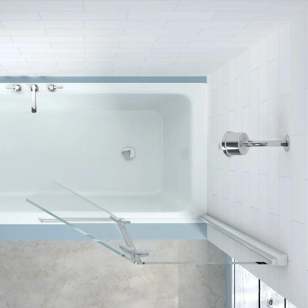Merlyn Bath Screen Merlyn 8mm 2 Panel Hinged Bath Screen