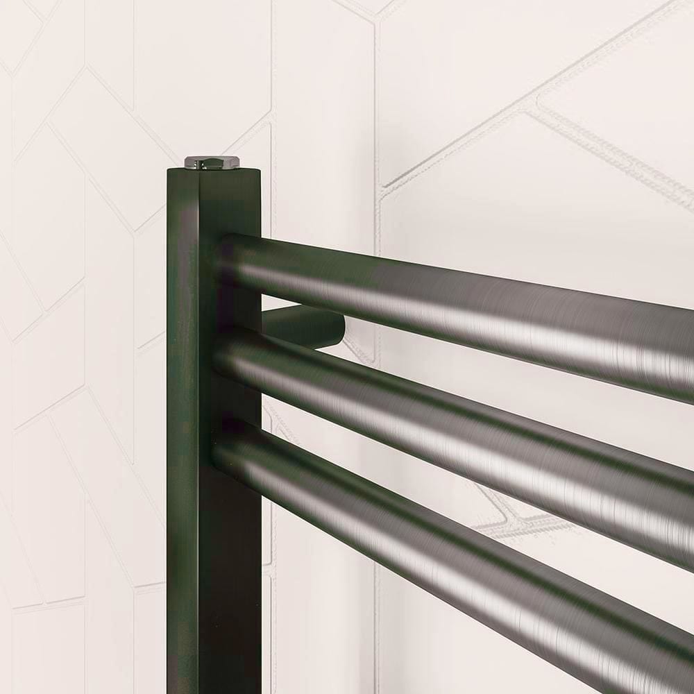 Eastbrook Wendover Straight Heated Towel Rail in Brushed Gunmetal
