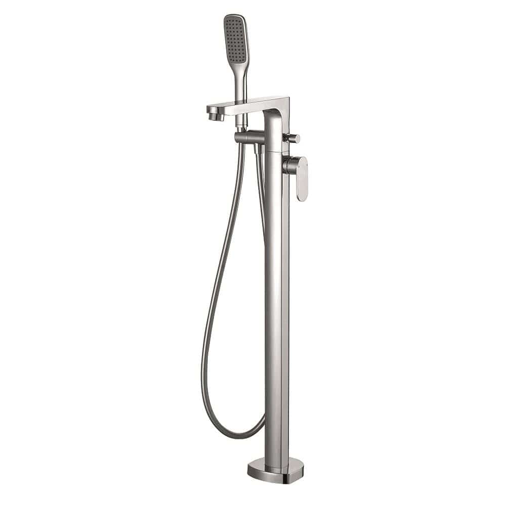 Flora Bath Mixer Flova Smart Floor Standing Bath Shower Mixer with Shower Set