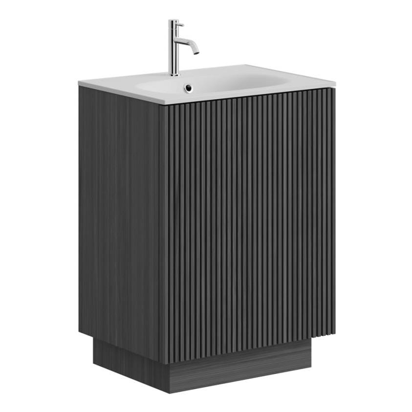Crosswater Floor Standing Vanity Unit Crosswater Limit 600mm Floorstanding Vanity Unit with Basin