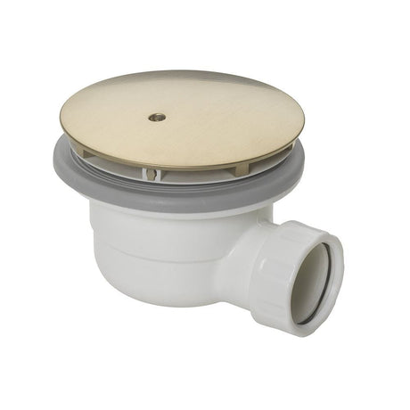 Crosswater Shower Tray Waste Brushed Brass Crosswater Hi Flow 90mm Shower Waste