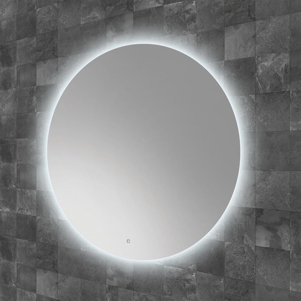 HiB Illuminated Mirror HiB Theme Round LED Illuminated Mirror