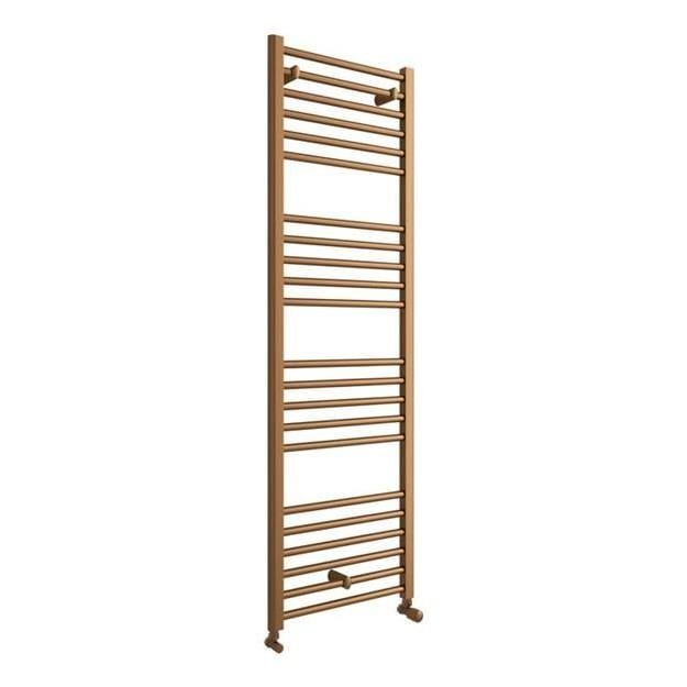Aquarius Ladder Rail 1600 x 500mm Aquarius Zanelli Towel Radiator in Brushed Bronze