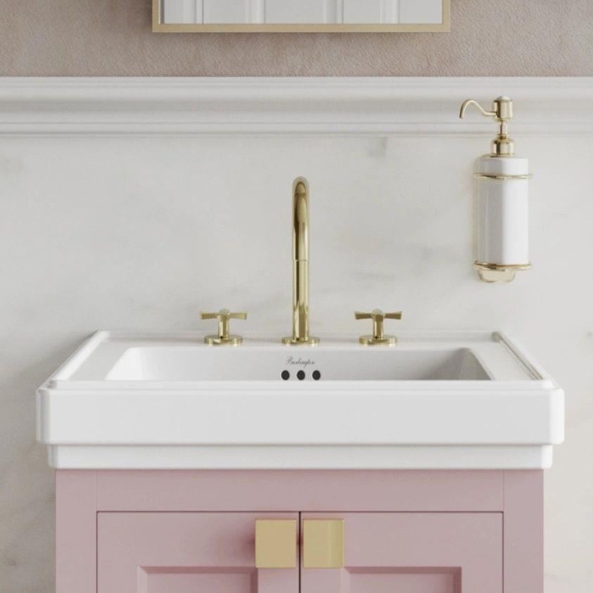 Burlington Riviera 3 Hole Basin Mixer Tap