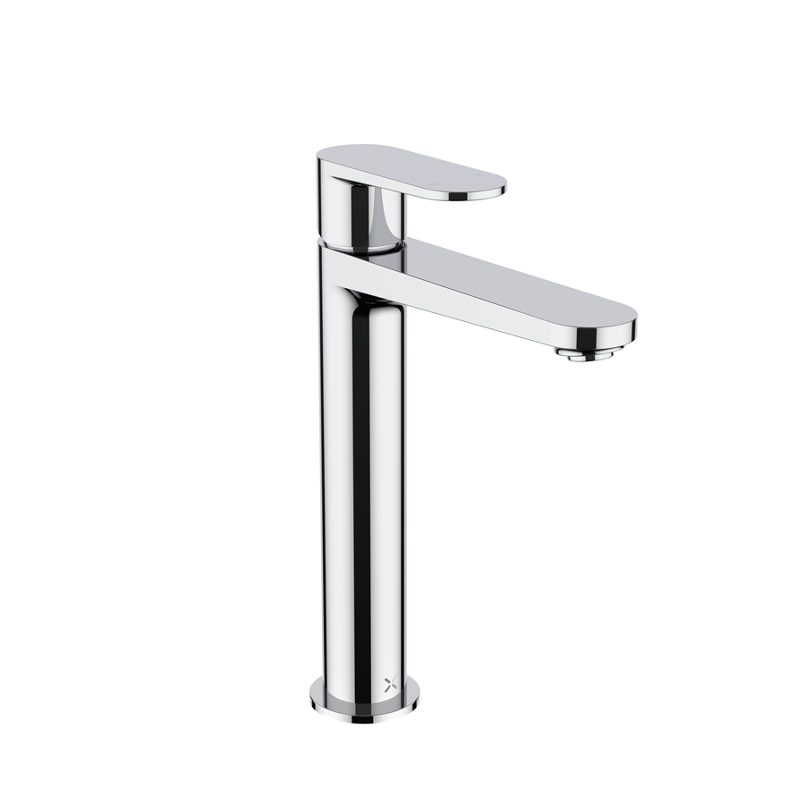 Crosswater Drift Tall Mono Basin Mixer Tap with Clicker Waste