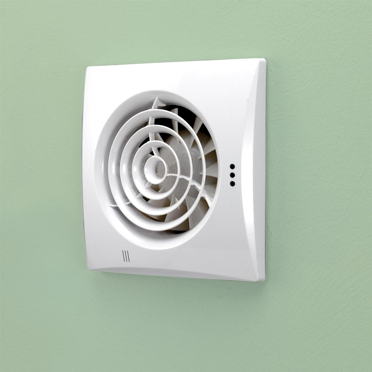 HiB Wall Mounted Fan White / Timer HiB Hush Wall Mounted Bathroom Fan
