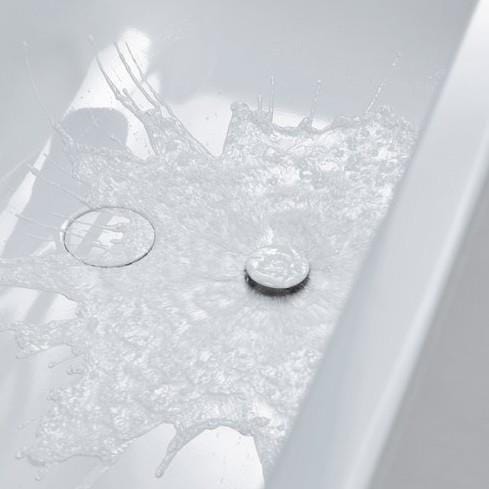 Villeroy & Boch Double Ended Bath Villeroy & Boch Subway 3.0 Double Ended Quaryl Bath with SilentFlow