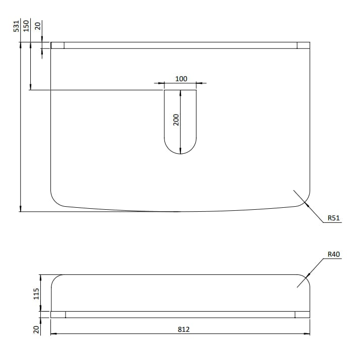 Burlington Floor Standing Vanity Unit Burlington Guild Floor Standing 850mm Vanity Unit with Worktop