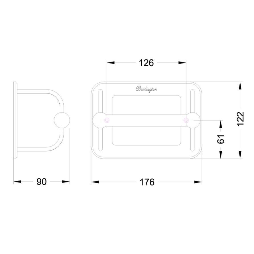 Burlington Toilet Roll Holder Burlington Traditional Toilet Roll Holder