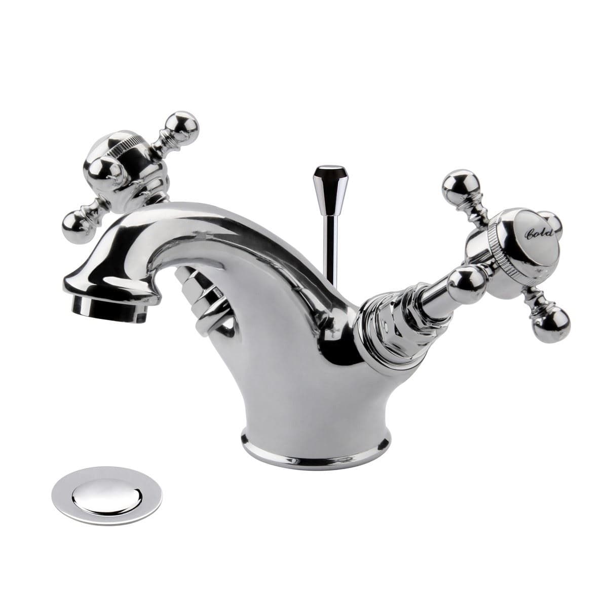 Aquarius Bathrooms Mono Basin Tap Aquarius Clarence Traditional Mono Basin Mixer Tap in Chrome