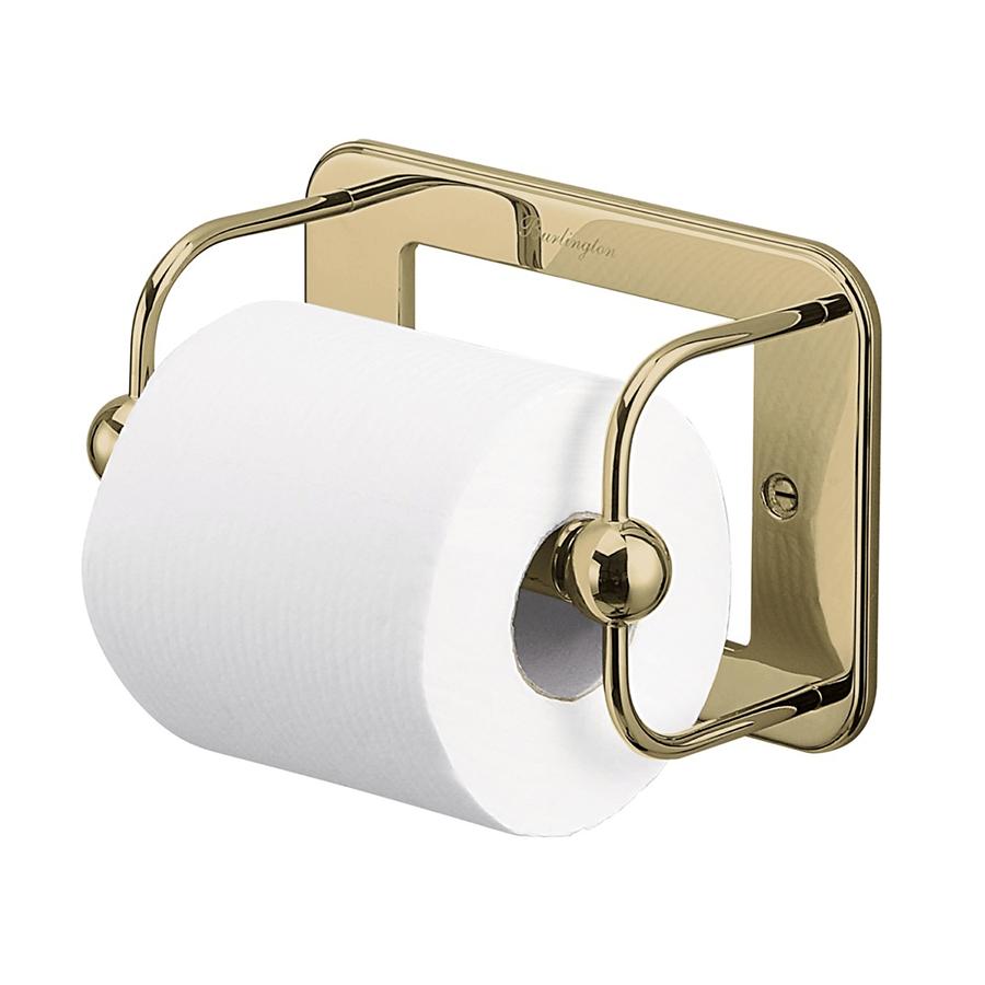 Burlington Toilet Roll Holder Burlington Traditional Toilet Roll Holder in Gold
