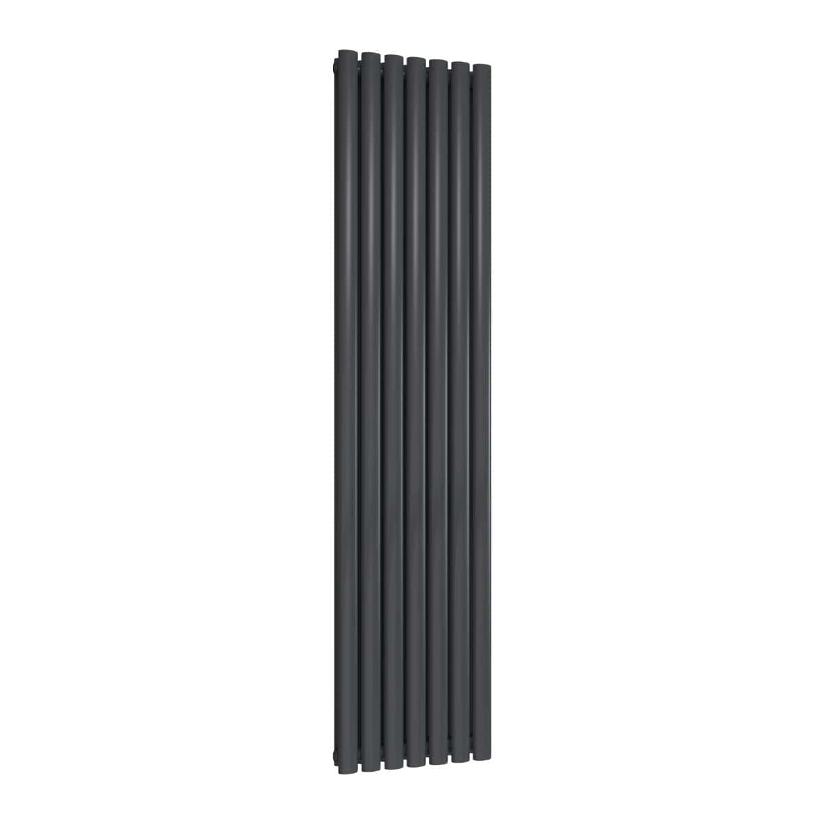 Reina Panel Radiator 1800 x 413mm / Anthracite Reina Neva Vertical Double Panel Central Heating Radiator