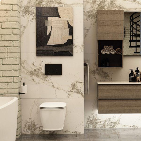 Imex Wall Hung Toilet Imex Liberty Rimless Wall Hung Toilet with Soft Close Seat