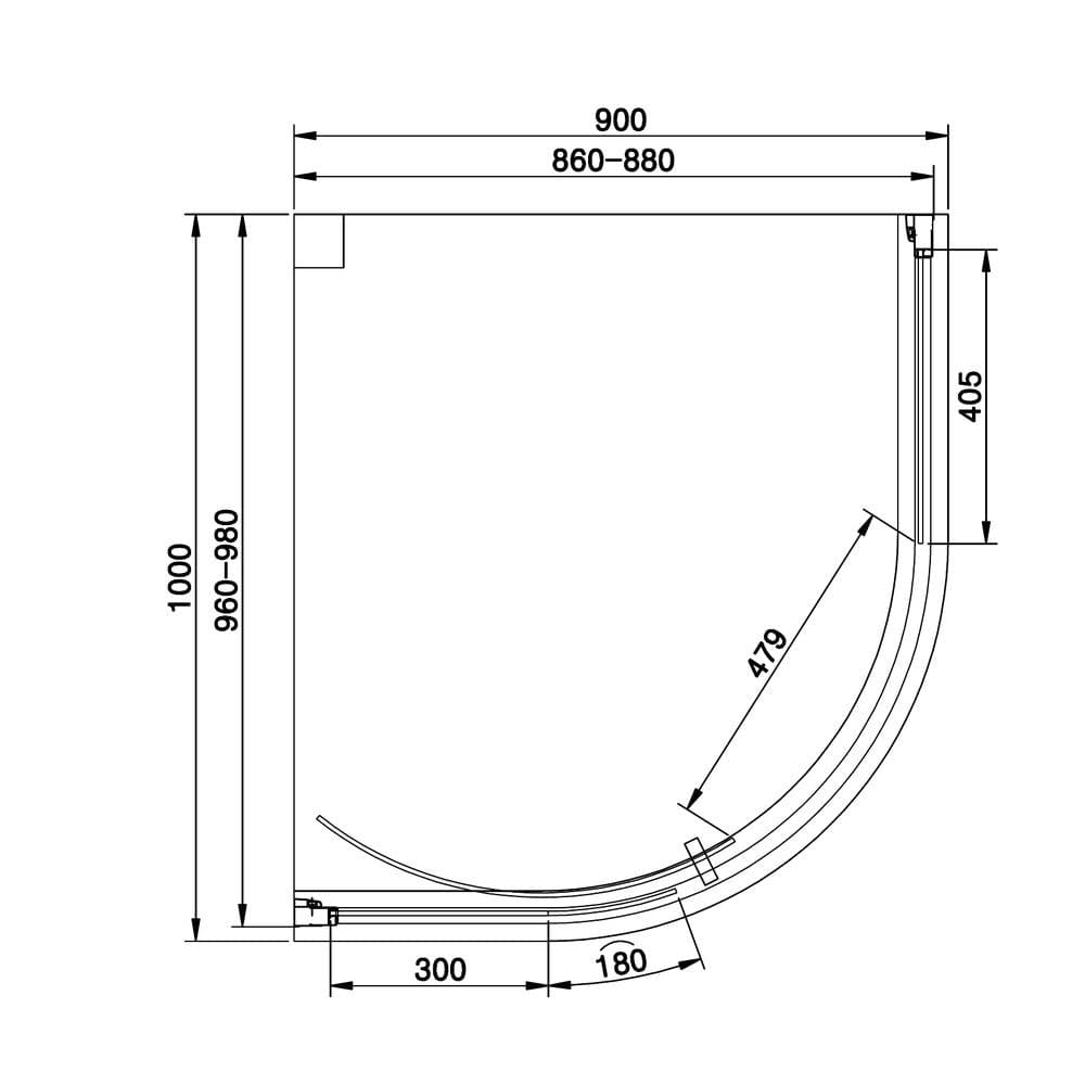 Eastbrook Quadrant Shower Enclosure Eastbrook Vantage 2000 Quadrant Shower Enclosure