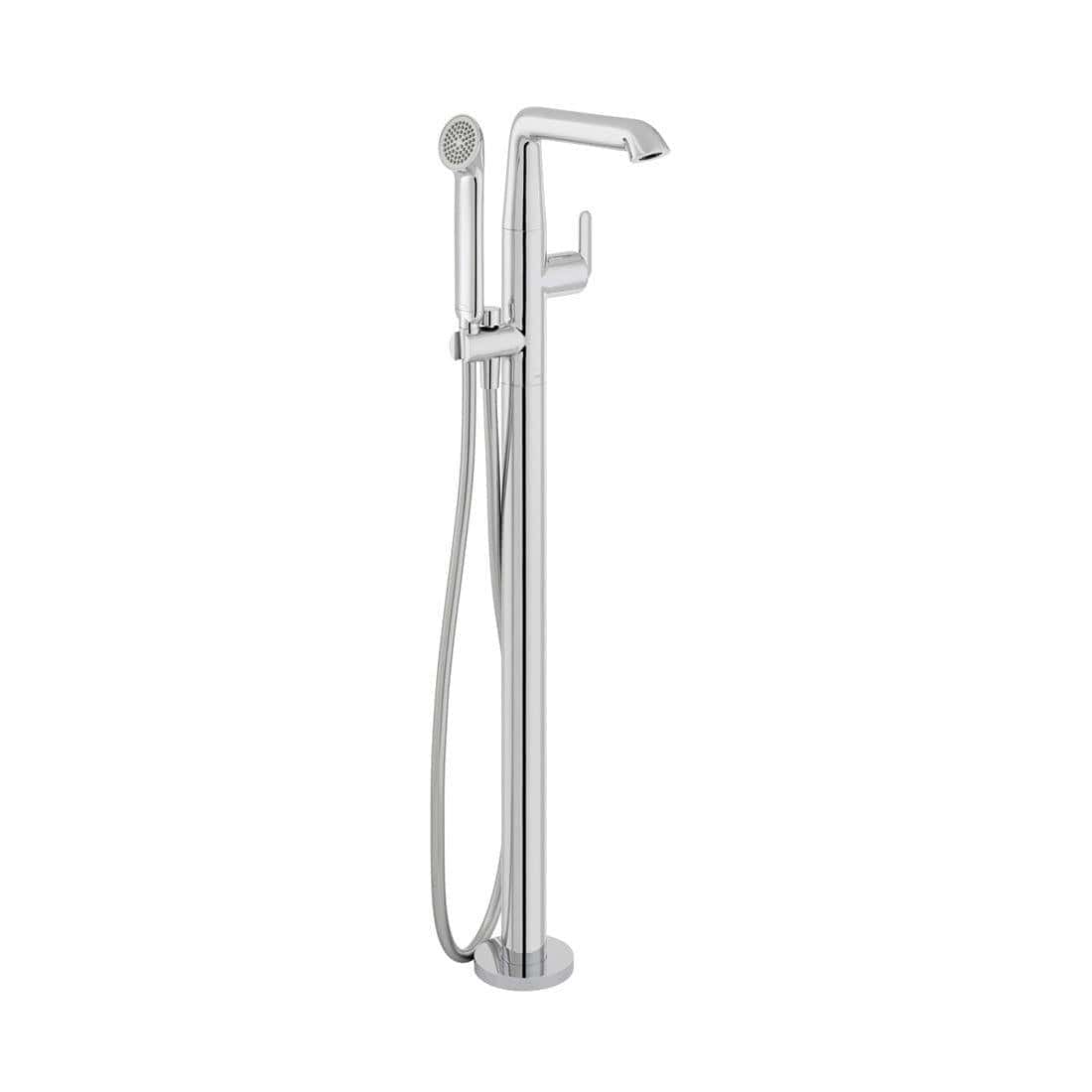 VADO Freestanding Bath Filler Vado Arrondi Freestanding Bath Mixer Tap with Shower Kit - Chrome - ARR-133-CP