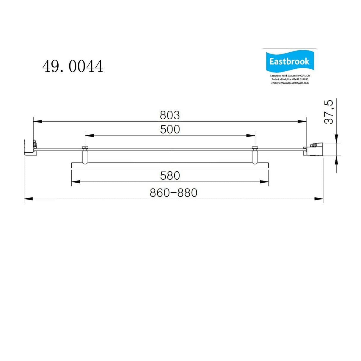 Eastbrook Side Panel Eastbrook Vantage 2000 Side Panel