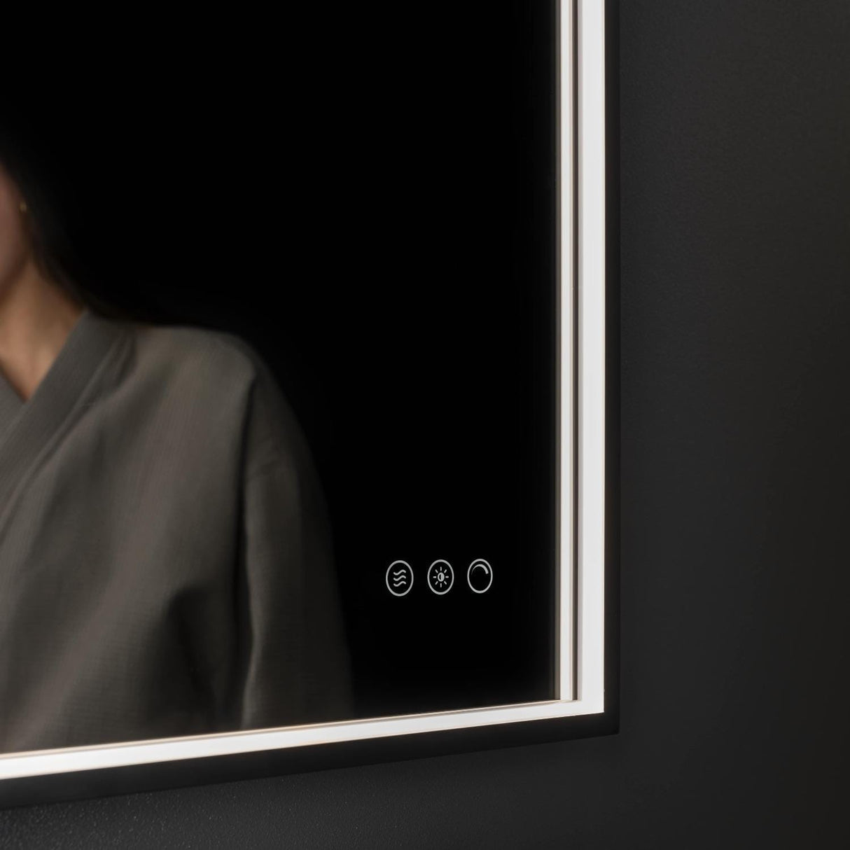 Roca Illuminated Mirror Roca Mirai Comfort LED Illuminated Mirror with Perimeter Lighting