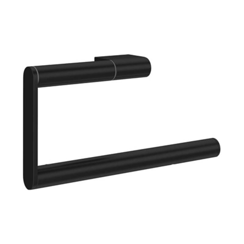 Crosswater Towel Rails and Rings Matt Black Crosswater MPRO Towel Ring